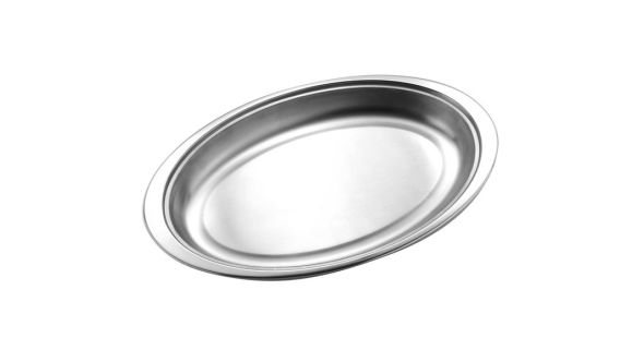 Stainless Steel Vegetable Dish 25x18x 4.5cm / 10"