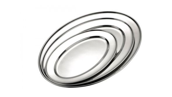 Sunnex Stainless Steel Meat Flat  30  x 21cm - 11365