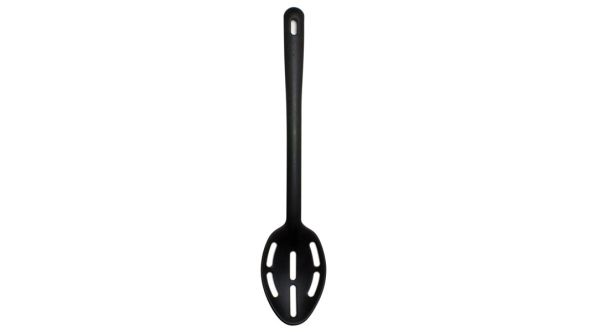 Black Nylon Slotted Spoon 32cm Long