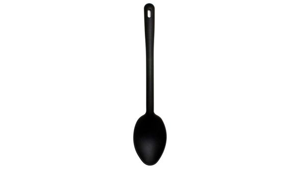 Black Nylon Solid Serving / Mixing Spoon 32cm Long