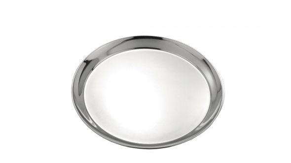 Tray Round Stainless Steel  40cm / 16"