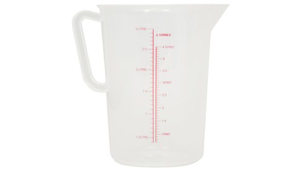 Sunnex Polypropylene Measuring Jug 3.0 ltr