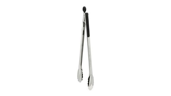 Tongs S/S Black Handle 41cm / 16"