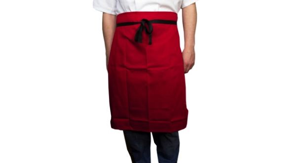 Chef's / Waiter's Waist Apron Red