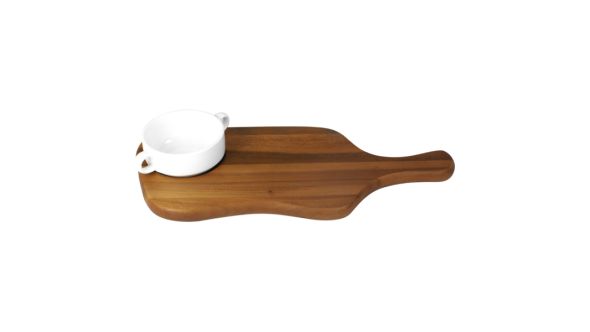 Acacia Wooden Paddle 43cm x 19cm