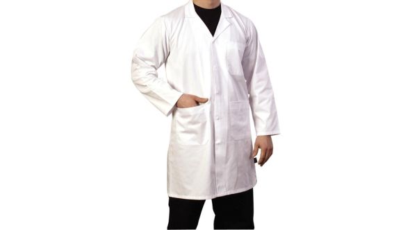 Chef's Unisex White Coat Small