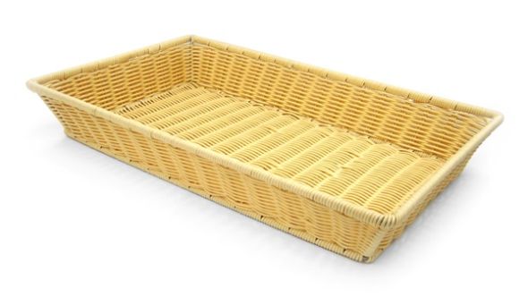 Rattan Basket Heavy Duty Rect 53x32x9cm