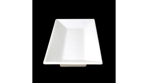 Orion C88420 White Porcelain Rectangular Plate 25x14cm