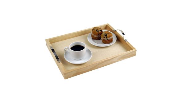 Wooden Serving Tray With Handles