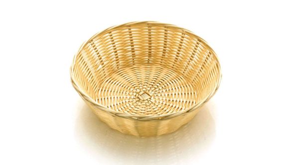 Rattan Basket Round 21.5cm / 8½"