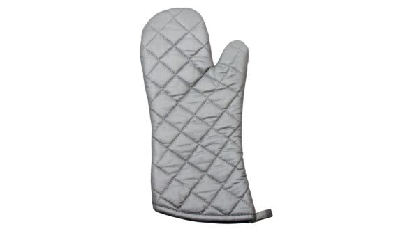 Grey Silicone Oven Mitt 42.5cm / 17"