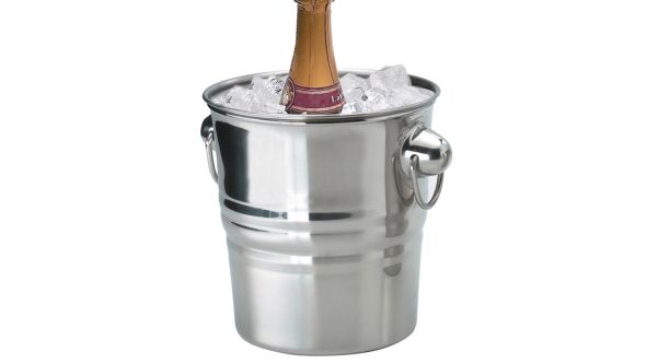 Champagne Bucket S/Steel 8" x 7.75"