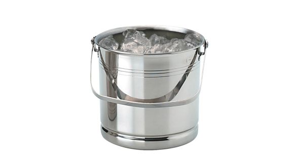 Ice Bucket Stainless Steel H5¼" x d5¼"