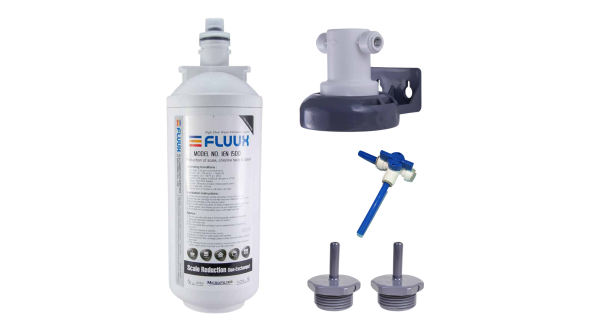 Fluux IEN-1500 Limescale Water Filter Complete Kit For Water Dispensers, Ice Machines, Coffee Machines