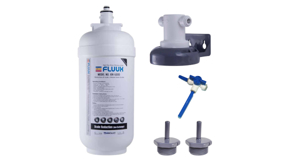 Fluux IEN-6000 Limescale Water Filter Complete Kit For Water Dispensers, Ice Machines, Coffee Machines