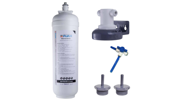 Fluux IEN-9000 Limescale Water Filter Complete Kit For Water Dispensers, Ice Machines, Coffee Machines