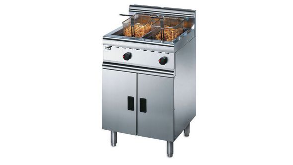 Lincat Silverlink 600 J10/N - Freestanding Twin Tank Gas Fryer - Natural Gas