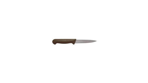 Genware 4" Vegetable Knife Brown