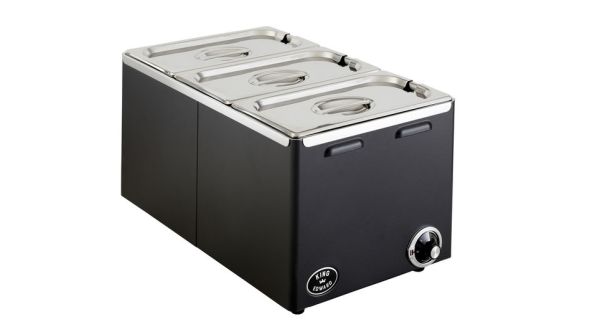 King Edward CBM2 Full Size Bain Marie - Black