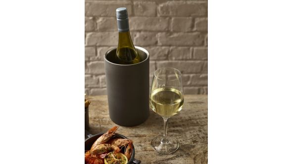 Iron Effect Wine Cooler 12cm Dia x 20cm High - Genware 003RN