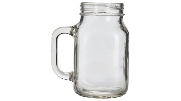 Genware Glass Mason Jar 50cl / 17.5oz