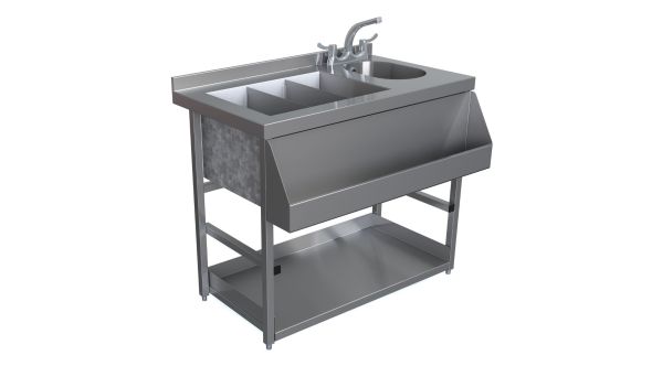 Parry MB-CS10 Cocktail Station With Ice Well & Hand Sink