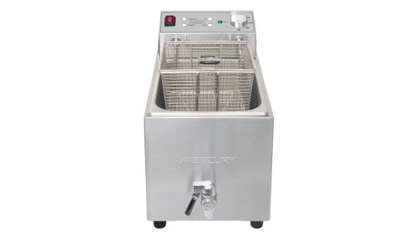 Mercury MEF-L8-SAT Countertop Single Tank Fryer 8L - Electric