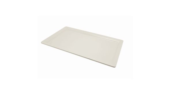 White Melamine Platter 1/1GN Size 53 X 32cm - Genware