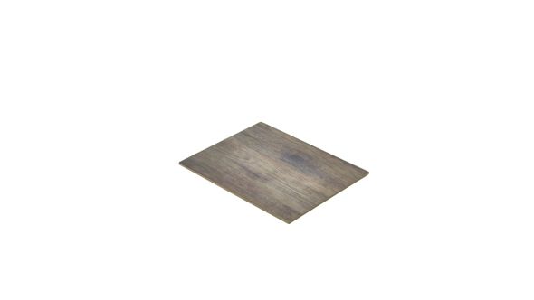 Wood Effect Melamine Platter GN 1/2 - Genware