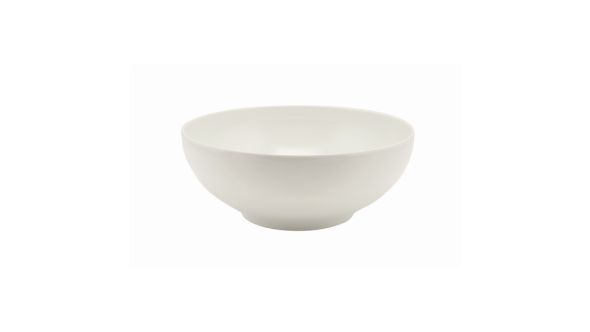 White Melamine Round Buffet Bowl 15.7cm - Genware