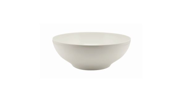 White Melamine Round Buffet Bowl 25.7cm - Genware