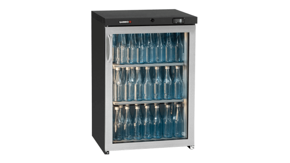 Gamko Maxiglass MG3/150RGCS 150L Single Door Bottle Cooler SS - Right Hinged