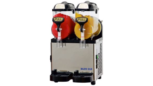 Blue Ice MI7.5X2 Premium Fast Freeze Twin Slush Machine 2 x 7.5L