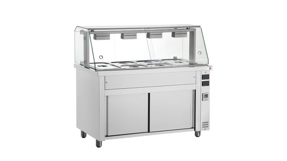 Inomak MIV718 Bain Marie Top Hot Cupboard 5 x GN1/1