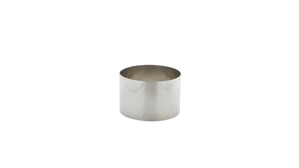 Stainless Steel Mousse Ring 9x6cm - Genware