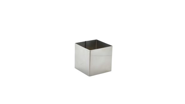 Stainless Steel Square Mousse Ring 6x6cm - Genware