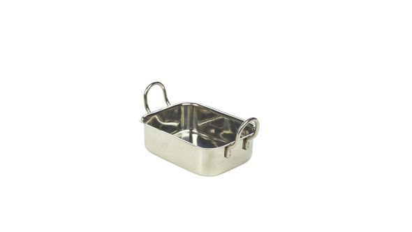 Mini Stainless Steel Roaster 13X10X4.3cm - Genware