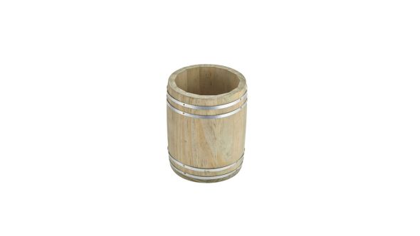 Miniature Wooden Barrel 11.5Ø x 13.5cm - Genware