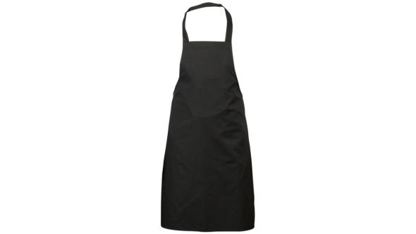 Black Bib Apron 70cm X 90cm - Genware