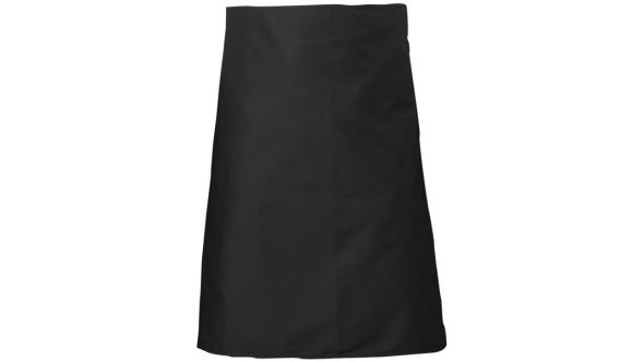 Black Waist Apron 90cm X 70cm - Genware