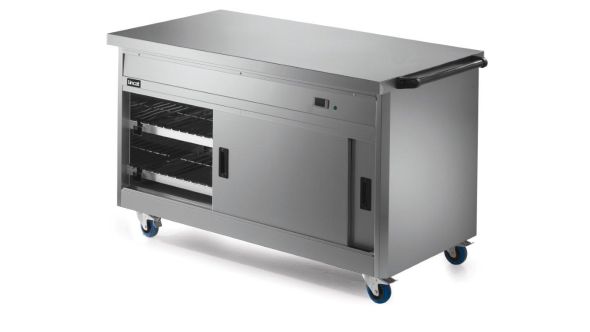 Lincat P8P4 Panther 800 Series - Mobile Hot Cupboard - Plain Top