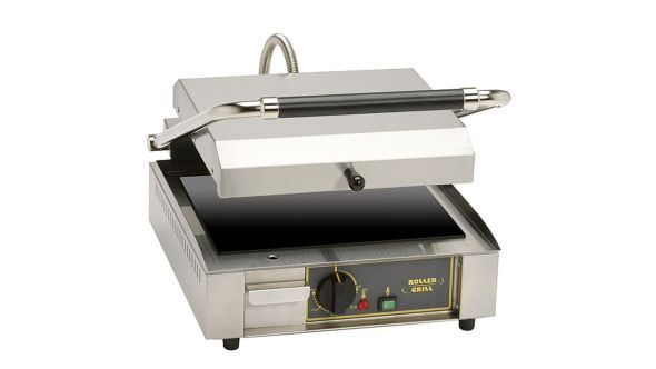 Roller Grill PANINI FT Large Single - Flat Top & Base Plates Contact Grill