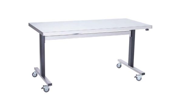 Parry Stainless Steel Electric Height Adjustable Table WDH 1000x750x780 to 1280