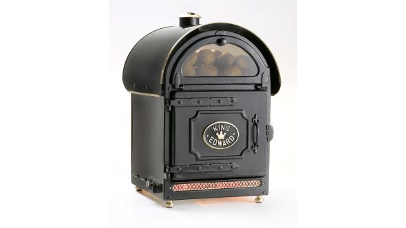 King Edward PB2FV/BLK Large Potato Baker Oven - Traditional Black