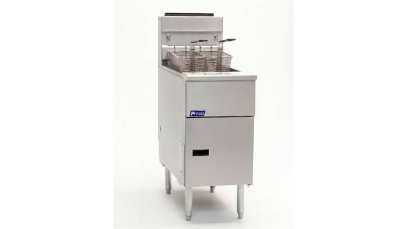 Pitco Solstice SG14S Single Tank Fryer - Natural Gas