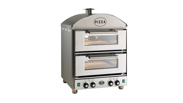 King Edward PK2-SS Pizza King - Double Deck Pizza Oven - Stainless Steel