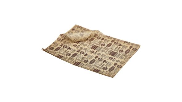 Greaseproof Paper Steak House Design  25x35cm (1000 shts) - Genware