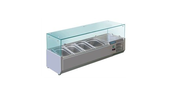 Polar GD875 Refrigerated Servery Topper 4 GN