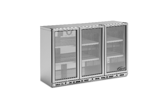 Williams BC3 SS Bottle Cooler Triple Door 294 Bottles