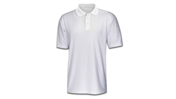 Polo Shirt White- Small